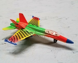 rainbow airplane toy