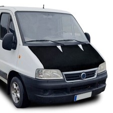 Black Bonnet Bra Cover Protector Guard For Fiat Ducato Peugeot Boxer 2002-2006