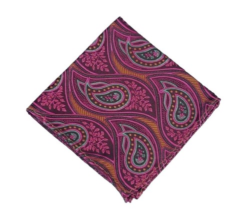 POCHETTE UOMO DA TASCHINO QUADRATO IN SETA ITALY DESIGN PH - Foto 4