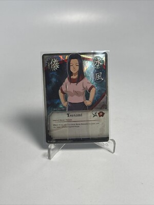 2002 Naruto Tsunami Ccg Wavy Holo #007 LP-NM Trading Card 1st