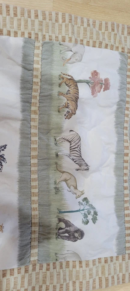 Manta edredón bebé selva animal jirafa elefante 29x38 Foto 4 de 4