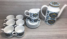 Tea coffee Set Vintage art deco staffordshire Bengal Midwinter Joti Bhowmik