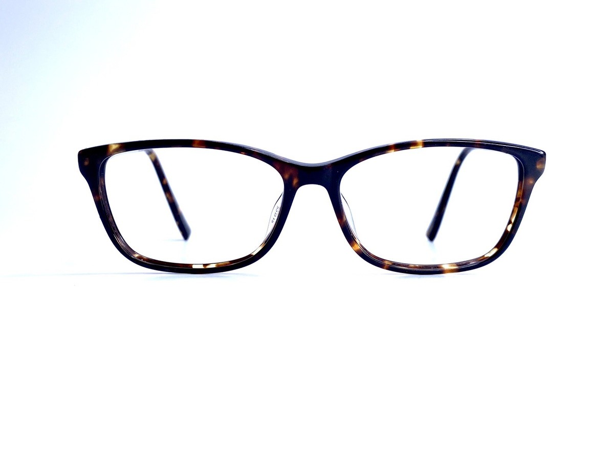 Furla Brown Amber Tortoise Rectangular Glasses w Silver  display picture 3