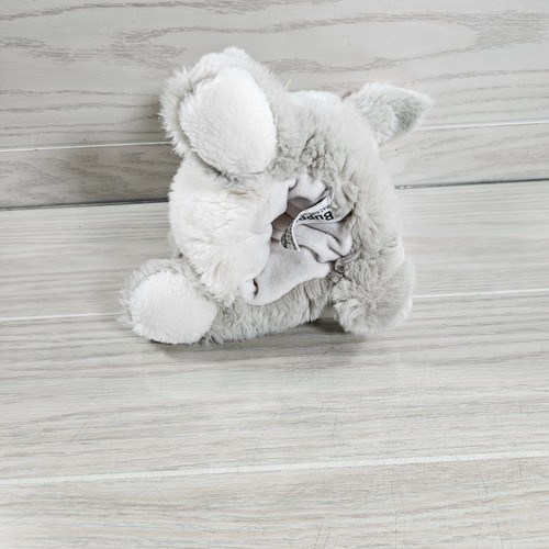 Russ BUPPET Bunny Rabbit Hand Puppet 11" Plush Stuffed Animal Toy Grey White - Picture 5 of 9