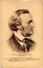 Old postcard AK Guillaume-Richard Wagner MUSIC COMPOSERS (1328082)