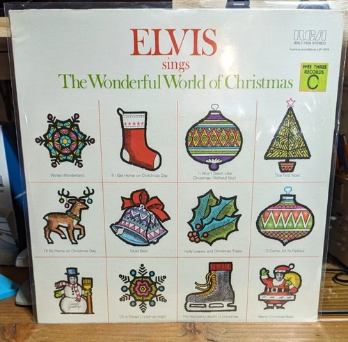 1971 Elvis Sings The Wonderful World Of Christmas ANL1-1936 Sealed