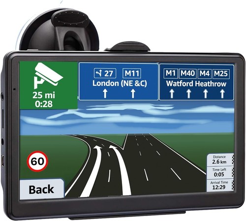 GPS Navigation for Car, 7 Inch Touch Screen 2023 Maps Spoken Direction Free ship - Picture 2 of 6