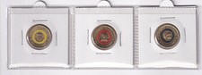 AUSTRALIAN: 2023 $2 VEGEMITE SET OF 3 UNC COLOURED COINS IN 2X2 HOLDERS #HM875