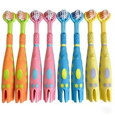 Toothbrush 8 Pack, Ultra Soft Bristles Toothbrush for Ages 3-12 Years, 3-Side...