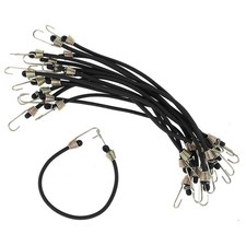 Spanngummi mit Haken 15er Set 23cm Dehnbar Gepäcksicherung Gummi