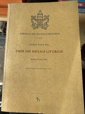 Päpstliche Rundschreiben Papst Pius XII 1948 Herder Freiburg