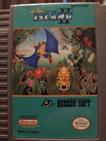 Adventure Island 2 II Nintendo NES w/ Manual & Box