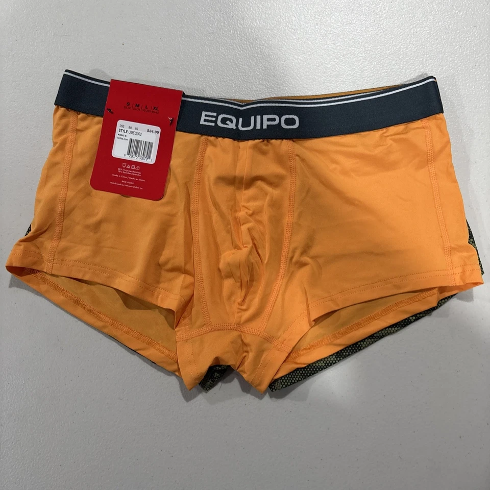 2 упаковки Equipo бразильский сундук краткое белье из микрофибры эластичной мужской зеленый M - Изображение 4 из 4
