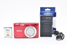 Nikon COOLPIX A100 Compact Digital Camera Red Excellent Condition