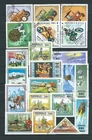 2 ) MONGOLIA 1970/90 : ALBUM PAGE WITH DIFFERENT COMMEMORATIVE STAMPS USED