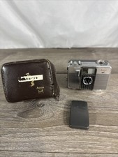 Ansco GAF Memo II Automatic 35mm Half Frame Camera with Case AS-Is UNTESTED RARE
