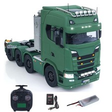 1/14 Rtr Remote Control Tractor Truck Sc 770s 8*8 Rc Lorry Vehicle Metal Chassis