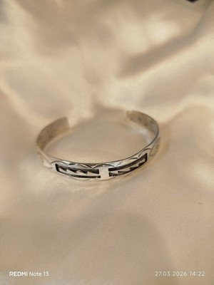 Armreif Native American Style, Indianer Schmuck Stempel Delvin J Nelson