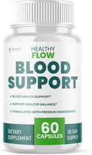 Blood Support Capsules with Natural Ingredients  Vitamins, 60 Count Supplement