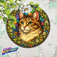 Round Wall Art Metal Tin Sign Creative Home Room Decoration 8x8