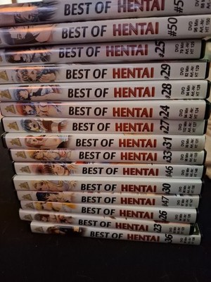 Best of Erotic Manga  DVD - FSK18 - Anime Animation 15 DVDs Sammlung