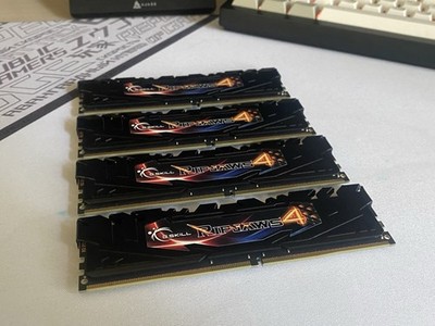 Ripjaws G.Skill 32GB DDR4-RAM (4x 8gb) Schwarz CL15
