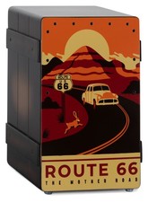Cajon Batteria Tamburo Percussioni Legno Vintage Route 66 Bass-Port Snare Corde