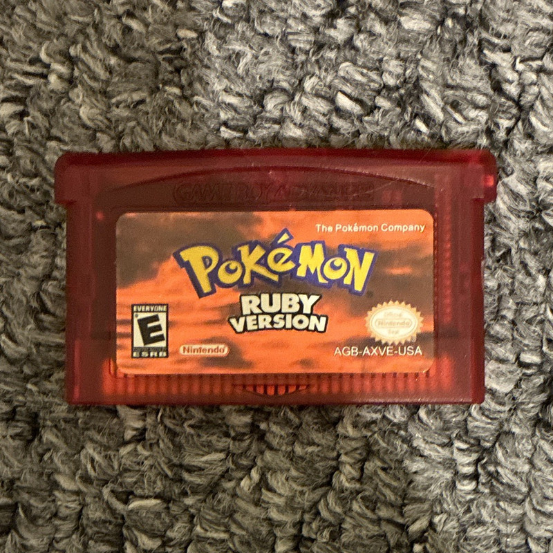 Nintendo Game Boy Advance Pokémon Ruby Version NTSC-U/C E AGB-AXVE-USA