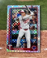2025 Topps Chrome Update Series - Alan Roden #USC41 X-Fractor (RC) Twins