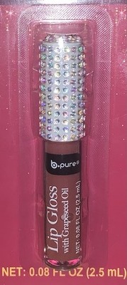 b pure Hydrating Lip Gloss with Grapeseed Oil 0.08 Fl Oz. (2.5 mL) ~ NEW