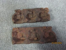 Vintage Cast Iron Toy Candy Rabbit Mold