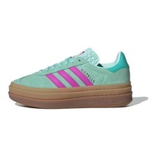 JI3383 NIB Adidas Original Gazelle Bold J Clear Mint Pink Big Kids 5 Fit 6 Women