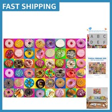 Engaging 500-Piece Donut Puzzle - Enhance Skills and Decorate Your Home