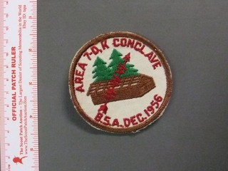 Boy Scout OA Área 7 DK 1956 Cónclave 6434PP