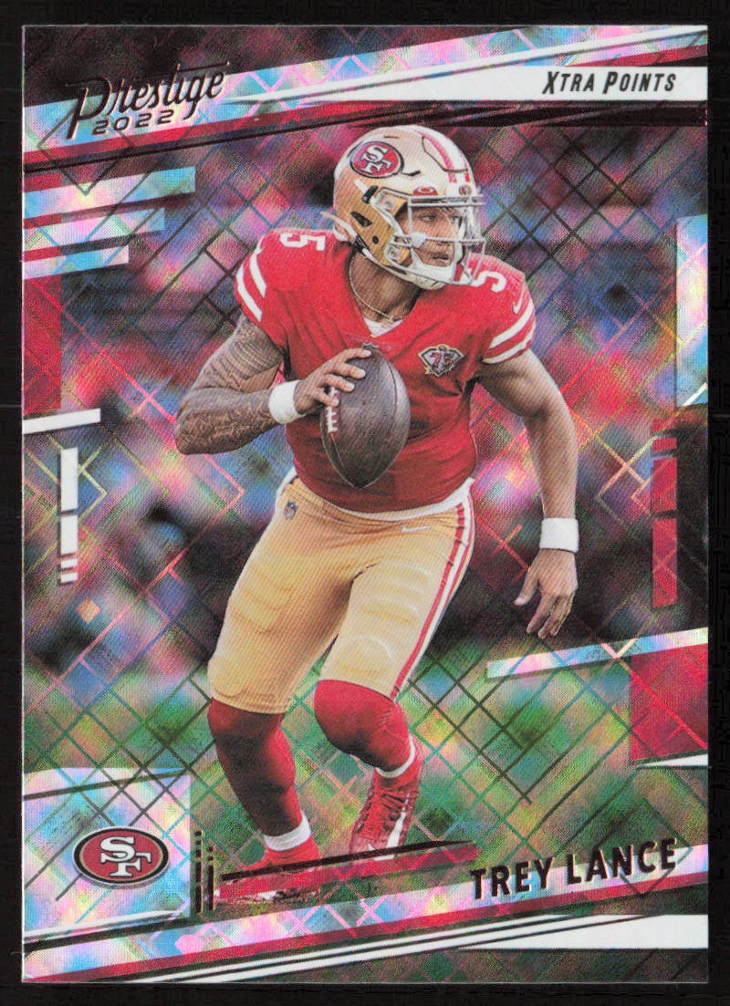 2022 Panini Prestige Xtra Points Diamond Trey Lance #264 San Francisco 49ers