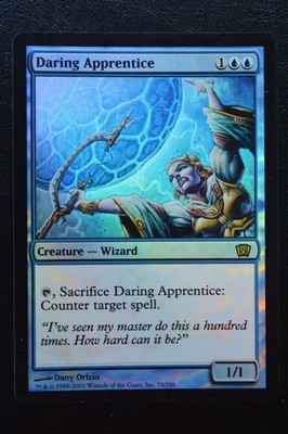 Magic The Gathering MTG DARING APPRENTICE FOIL Eighth Edition LP Lightly Played