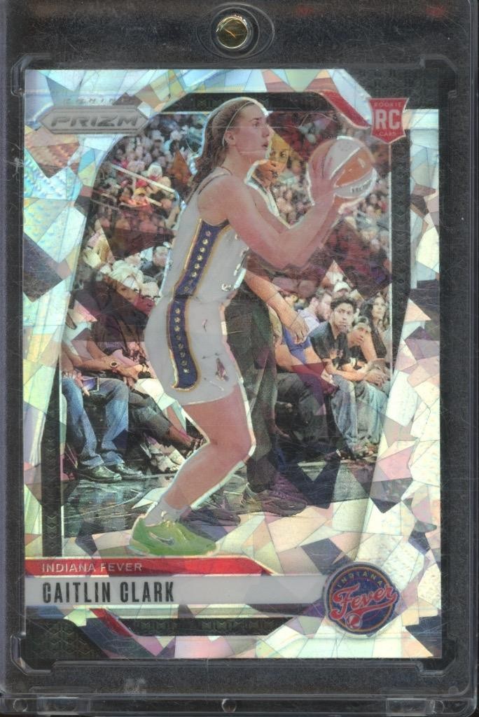 2024 Panini WNBA Prizm CAITLIN CLARK #22 RC Rookie Ice Parallel Fever BH1