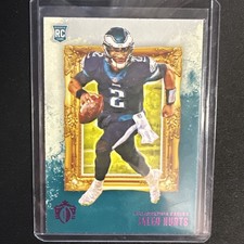 2020 Panini Chronicles Gridiron Kings JALEN HURTS Rookie Card GK-5 Purple. rookie card picture