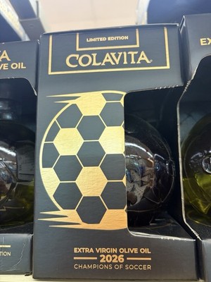 Colavita Extra Virgin Olive Oil Cold Pressed Champions of Soccer Exp 2026