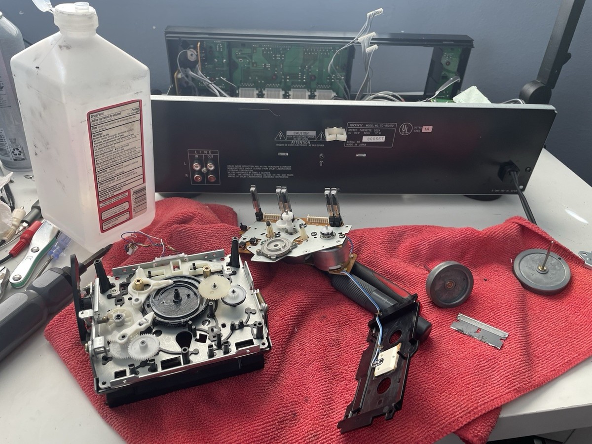 Sony Stereo Cassette Deck TC-RX470 Dolby B-C NR HX (SERVICED) | eBay