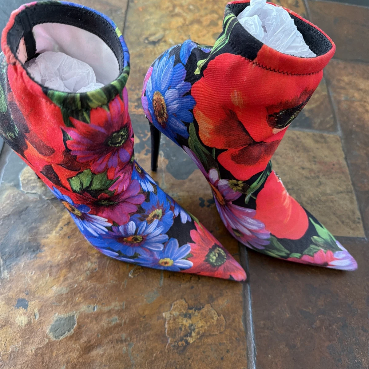 Dolce&Gabbana Floral Boots for Women for sale | eBay