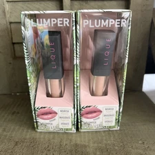 Lique-Cosmetics Radiant Sparkled Lip Plumper 0.22 fl oz (6.5ml) TWO PACK NEW