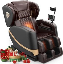 Zero Gravity Full Body Massage Chair w/ Heat Airbags Foot Rollers Bluetooth
