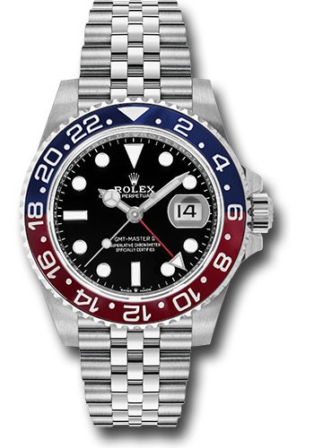 Rolex GMT-Master II Pepsi 126710BLRO Black Dial Ceramic Bezel 40mm