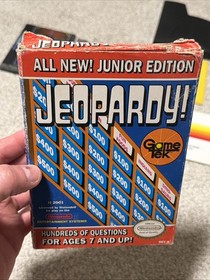 NES Games CIB LOT of 2 - Jeopardy Junior and Wheel of Fortune Family Edition