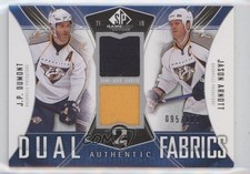 2009-10 SP Game Used Edition Authentic Fabrics Dual JP Dumont Jason Arnott 10gc