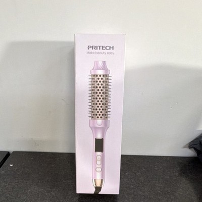 Pritech Curling Brush Hair Curler BY-JFB05 Pink Electric 60W Styling Tool