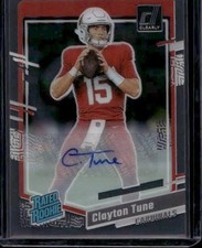 2023 Clearly Donruss #56 Clayton Tune Rated Rookie Autographs