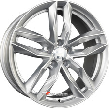 18 Zoll 2DRV by WHEELWORLD WH40 Felgen 5x112 ET49 Race Silber Lackiert (RS)