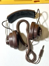 KOSS SP-3Xc Brown Headphones Over Ear Stereo Audio Retro USA Made